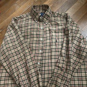 Button Down Plaid Shirt